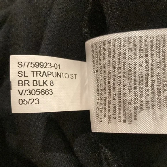 Banana republic black sleeveless mock turtleneck dress, size XS - Picture 4 of 7